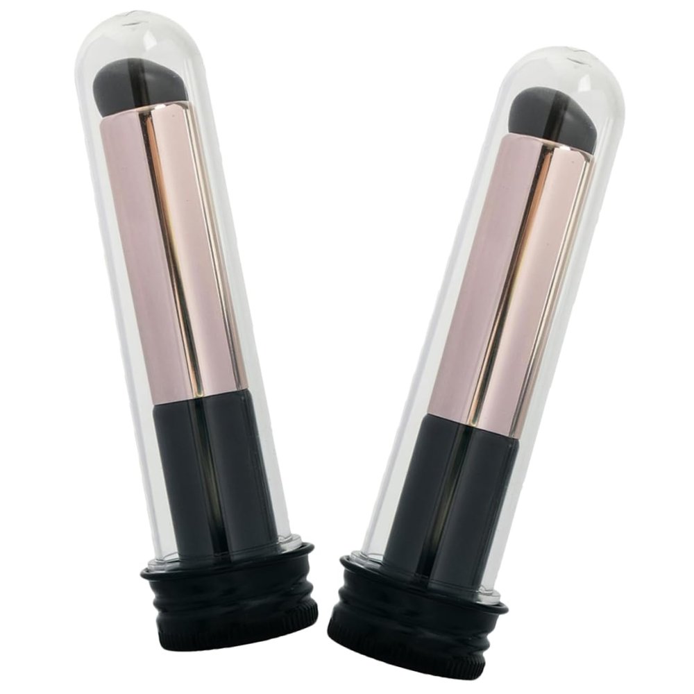 GALPADA 2pcs Silicone Lip Brushes for Lipstick and Lip Gloss Application Round Head Design for Women Makeup Tools for Balm and Care