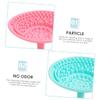 Beaupretty 3Pcs Makeup Brush Cleaning Mat Silicone Rinsing Pads for Efficient Makeup Tool Care Includes Colors for Brushes Sponges More view 2