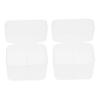 FOYTOKI Cotton Pad Storage Box Set of 2 Nail Art Cotton Organizer Sturdy Acrylic Nail Storage Container for Manicure Tools for Salon and Home Use view 1