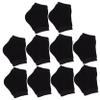 MUCKLILY 10Pairs Moisturizing Heel Protection Socks Crack Gel Sock Covers for Outdoor Use Reusable Toeless Foot Care for Softening and Heel Repair view 1