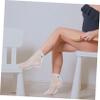 SOESFOUFU 100Pcs Disposable Plastic Foot Covers Moisturizing Socks for Feet Care Transparent Foot Wax Liners for Spa for Home Travel view 4