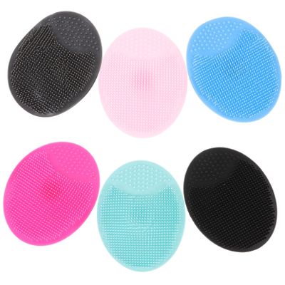 DEARMAMY 6Pcs Multifunctional Silicone Face Exfoliator Brush Deep Cleansing Gentle Facial Scrubbing Brush for Body Exfoliation