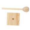Alipis Wooden Wig Stand Display Rack for Wigs Mannequin Head for Styling and Storage Suitable for Hair Weaving and Display Travel-Friendly Design view 1