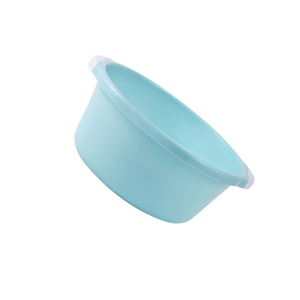 Homoyoyo 2pcs Medium Household Wash Basin Durable Plastic Foot Basin for Bathroom Kitchen Use Odorless for