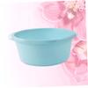 Homoyoyo 2pcs Medium Household Wash Basin Durable Plastic Foot Basin for Bathroom Kitchen Use Odorless for view 4