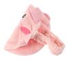 Beaupretty Facial Steamer Towel 5-Piece Coral Fleece Face Masks for Women Moisturizing Hot Face Towels for Spa and Home Use Cartoon Pig Design view 1