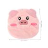 Beaupretty Facial Steamer Towel 5-Piece Coral Fleece Face Masks for Women Moisturizing Hot Face Towels for Spa and Home Use Cartoon Pig Design view 2