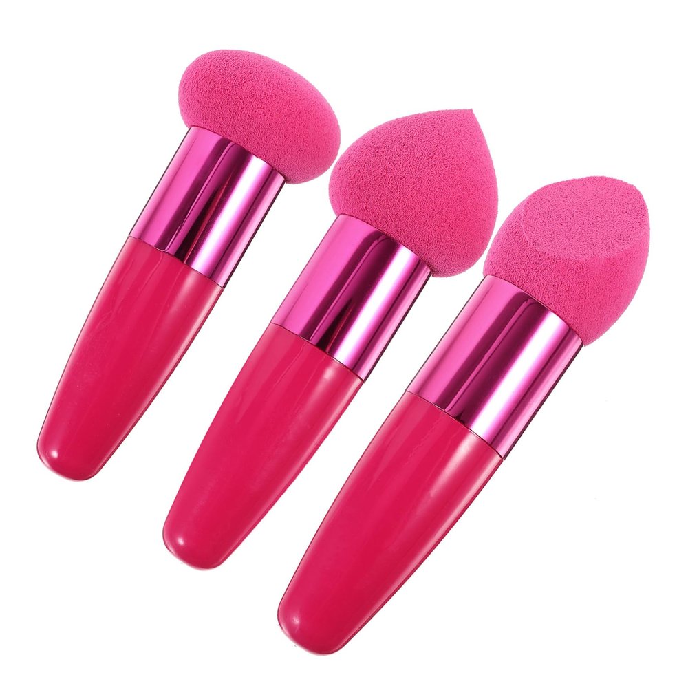 WRITWAA 3Pcs Makeup Puff Pens Premium Cosmetic Sponges for Foundation Application Versatile Dry Wet Use Ergonomic Design for Smooth Finish for Daily and Professional Makeup