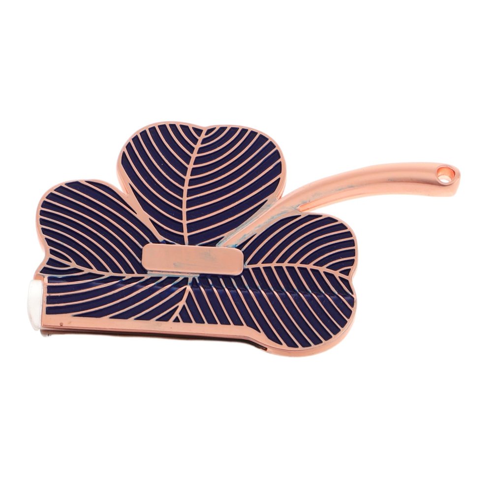 FRCOLOR Womens Stainless Steel Eyebrow Trimmer Creative Shamrock Shape Facial Hair Remover Effortless Eyebrow Shaping Tool for Precise Grooming and Beauty Routine