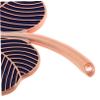 FRCOLOR Womens Stainless Steel Eyebrow Trimmer Creative Shamrock Shape Facial Hair Remover Effortless Eyebrow Shaping Tool for Precise Grooming and Beauty Routine view 3