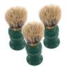 NIYANGLE 3pcs Men's Shaving Brush Set Portable Facial Care Tool Soft Bristles Wooden Handle for Daily Grooming view 1