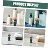 NIYANGLE 3pcs Men's Shaving Brush Set Portable Facial Care Tool Soft Bristles Wooden Handle for Daily Grooming view 3