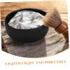 CHILDWEET Stainless Steel Shaving Soap Bowl Lid Men's Shaving Supplies Reusable Shave Bowl for Daily Use view 3