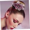 MERRYHAPY Large Floral Fabric Hair Clip for Women Elegant French Barrette Strong Hold Suitable for Thick Hair for Special Occasions view 4