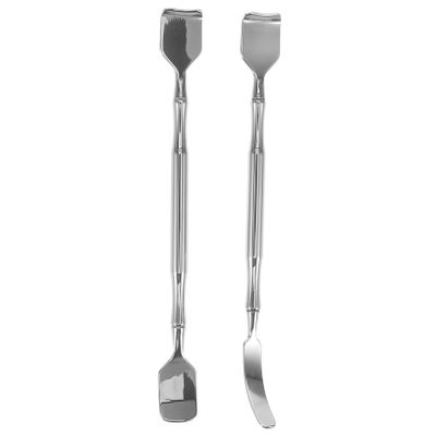 Healvian 2pcs Blackhead Shovel Face Extraction Tool Skin Spatula Pore Cleaner for Facial Stainless Steel Blackhead Scraper Men Face Cleaning Tool