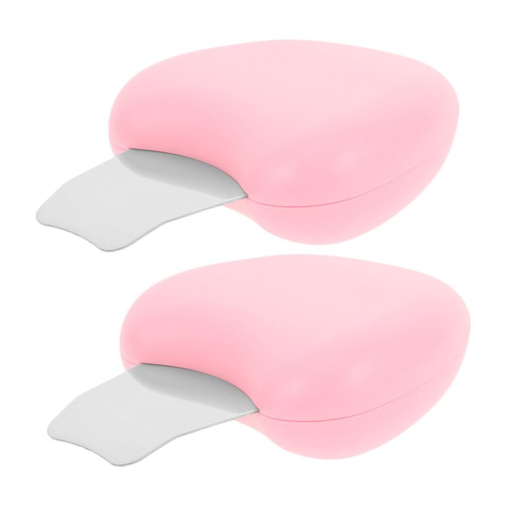 HOODANCOS 2pcs Manual Blackhead Removal Spatula Face Scraper Tool for Deep Cleansing Pore Cleaner for Smooth Skin and Hair Removal