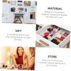 jojofuny 7Pcs Transparent Dresser Storage Box Versatile Cosmetic Jewelry Organizer Compact and Lightweight for Home Travel and Business Use Space Saving Design view 4