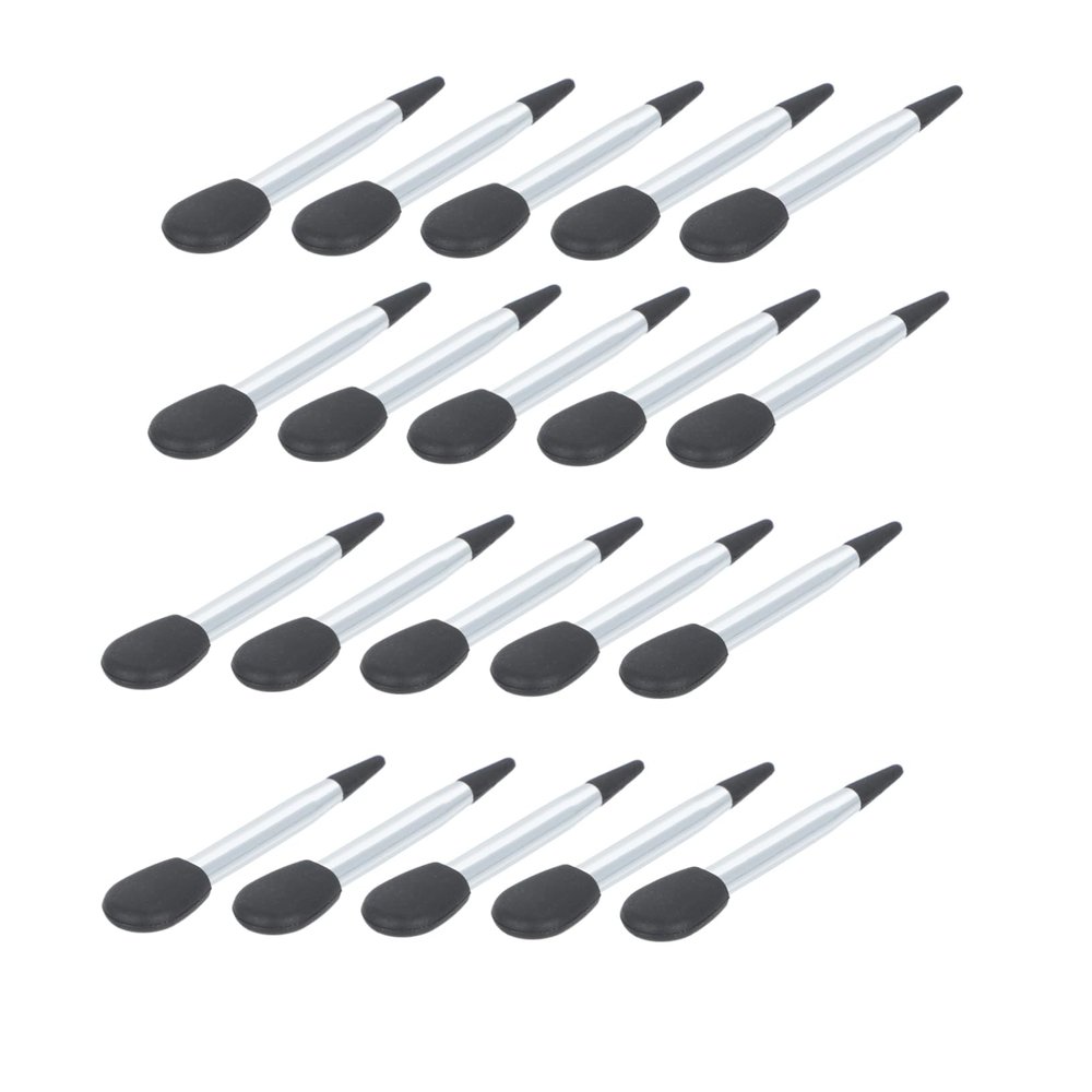 BIUDECO 20Pcs Silicone Eye Shadow Brush Set Short Lip Brush Applicator for Makeup Non-Stick Cosmetic Lipstick and Eyeshadow Tools for Women