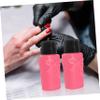 2Pcs Refillable Liquid Pump Bottles for Travel, Pink Plastic view 2