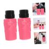2Pcs Refillable Liquid Pump Bottles for Travel, Pink Plastic view 3