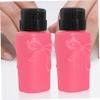 2Pcs Refillable Liquid Pump Bottles for Travel, Pink Plastic view 4