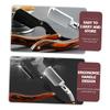 GALPADA Manual Shaver Single Edge Razor Beard Shaver Barber Razor Stainless Steel Portable for Home Salon Use view 2