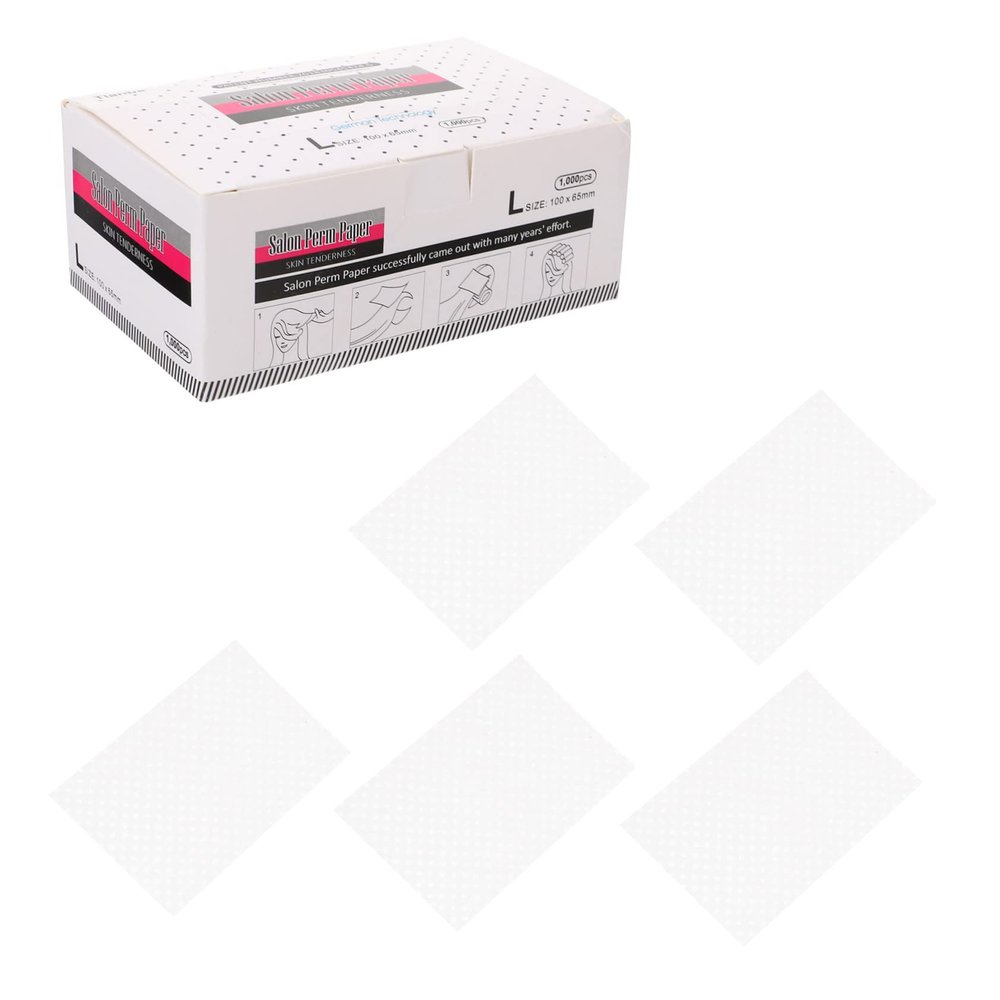 CALLARON Hair Perming Paper 1000 Sheets Thin Hairdressing Tool for Salon Use Professional Barber Shop Supplies for Hair Styling and Perming