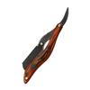 Outanaya Manual Straight Razor Wooden Handle Professional Stainless Steel Barber Razor for Men Replacement Blade Holder for Precision Shaving and Grooming view 1