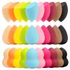 30 Pcs Multicolor Makeup Sponge Set - Latex-Free, Soft & Reusable Beauty Makeup Sponge for Wet/Dry Use Blending Powder Puff for Foundation & Concealer Washable Makeup Sponges view 1