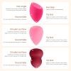 30 Pcs Multicolor Makeup Sponge Set - Latex-Free, Soft & Reusable Beauty Makeup Sponge for Wet/Dry Use Blending Powder Puff for Foundation & Concealer Washable Makeup Sponges view 2