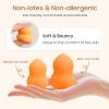 30 Pcs Multicolor Makeup Sponge Set - Latex-Free, Soft & Reusable Beauty Makeup Sponge for Wet/Dry Use Blending Powder Puff for Foundation & Concealer Washable Makeup Sponges view 4