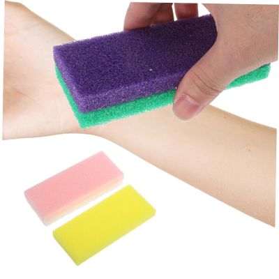 FOMIYES 3pcs Dual Sided Pumice Stone Foot File Exfoliating Bath Stone for Callus Removal Soft Pu Side for Sensitive Skin Natural Foot Scrubbing Tool Portable