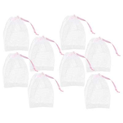 ADOCARN 8pcs Net Sponge Facial Cleansing Net Exfoliating Soap Cleaning Soap Pouch Bubble Mesh Pouch