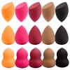15 Pcs Multicolor Makeup Sponge Set - Latex-Free, Soft & Reusable Beauty Makeup Sponge for Wet/Dry Use Blending Powder Puff for Foundation & Concealer Washable Makeup Sponges view 1