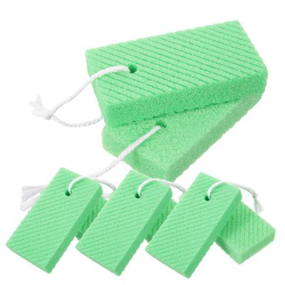 DINHEAROM 8pcs Pumice Stone Exfoliators for Feet Ergonomic Foot Grinding Stones Dead Skin Remover Bath Scrub for Men Women Random Colors for Treatment Random Color