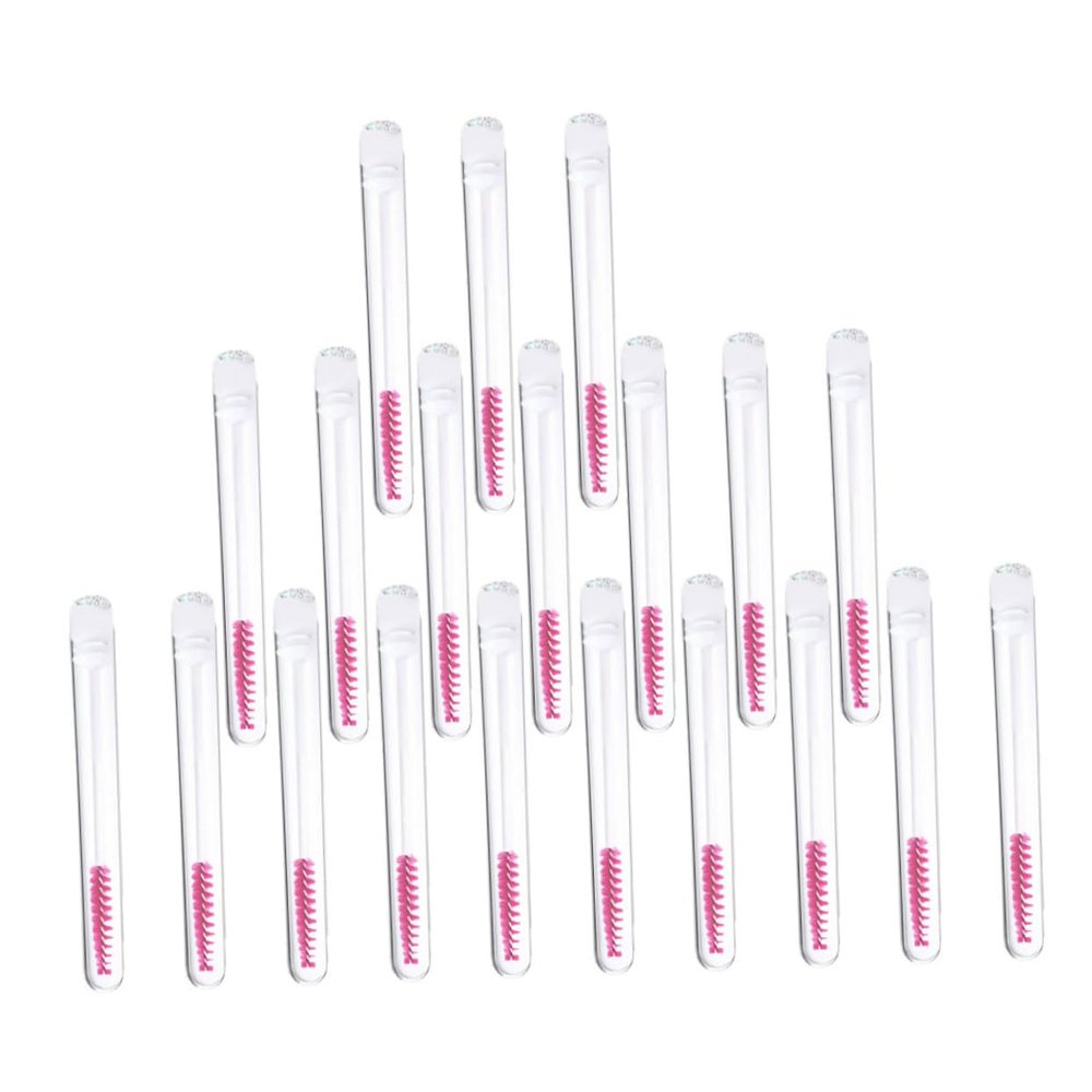 DECOMELODY Eyelash Brush Tubes Set 20Pcs Diamond Empty Mascara Containers for Lash Extensions Makeup Tool for Beauty Enthusiasts Easy to Clean and Reusable