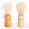 DINHEAROM Wooden Handle Shaving Brush Set 2pcs Beard Brush Boar Bristles for Men Salon Quality Shave Accessories for Wet Shaving and view 4