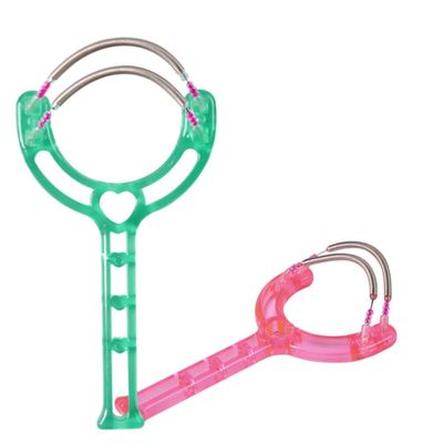 IWOWHERO 2pcs Spring Facial Hair Remover Tool for Women Handheld Epilator Threading Feature Portable Hair Removal Devices for Face Chin and Upper Lip Random Color
