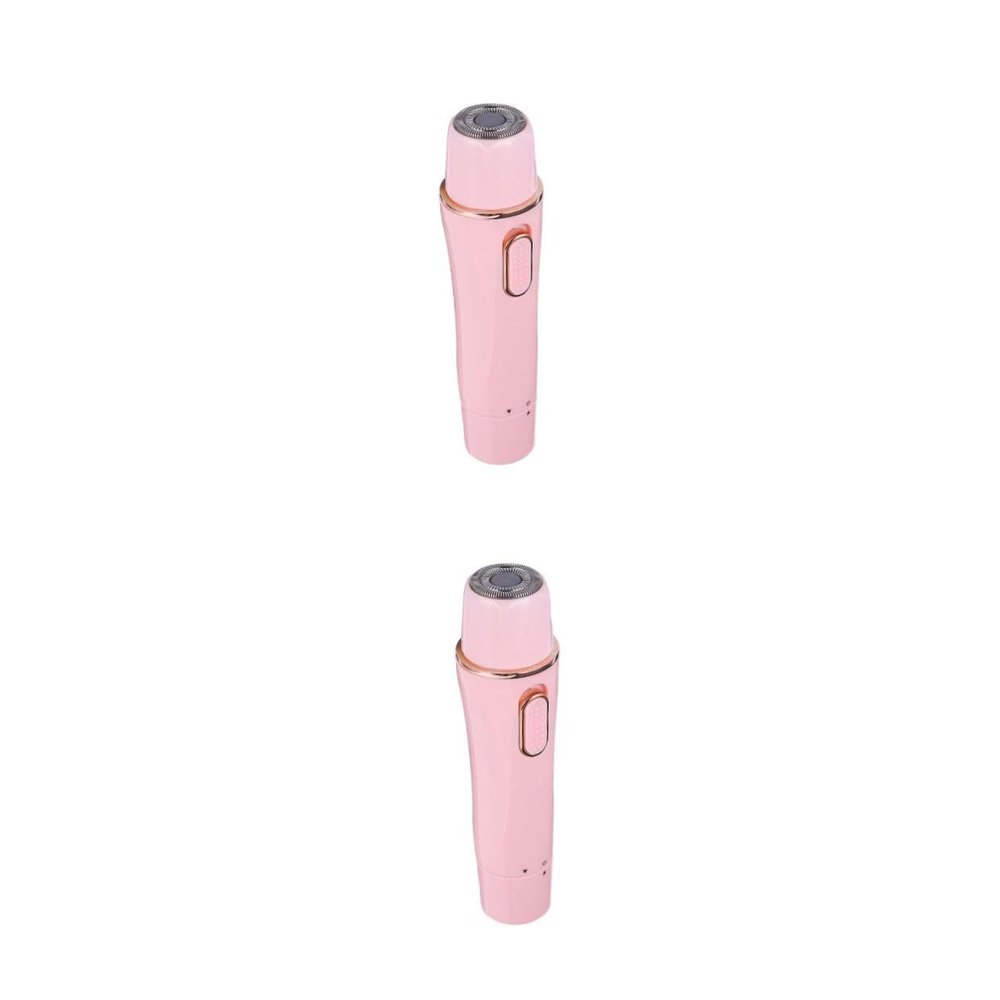 Beaupretty 2pcs USB Rechargeable Female Shaver Painless Body Hair Removal Machine Eyebrow Shaping Nose Hair Trimmer Portable Travel Friendly Grooming Tool