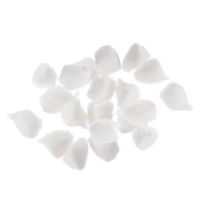 DECOMELODY 12Bags Sterilized Cotton Balls for Practical Salon Use for Tattoos and First Aid Soft Absorbent and Versatile Household Cleaning Supplies