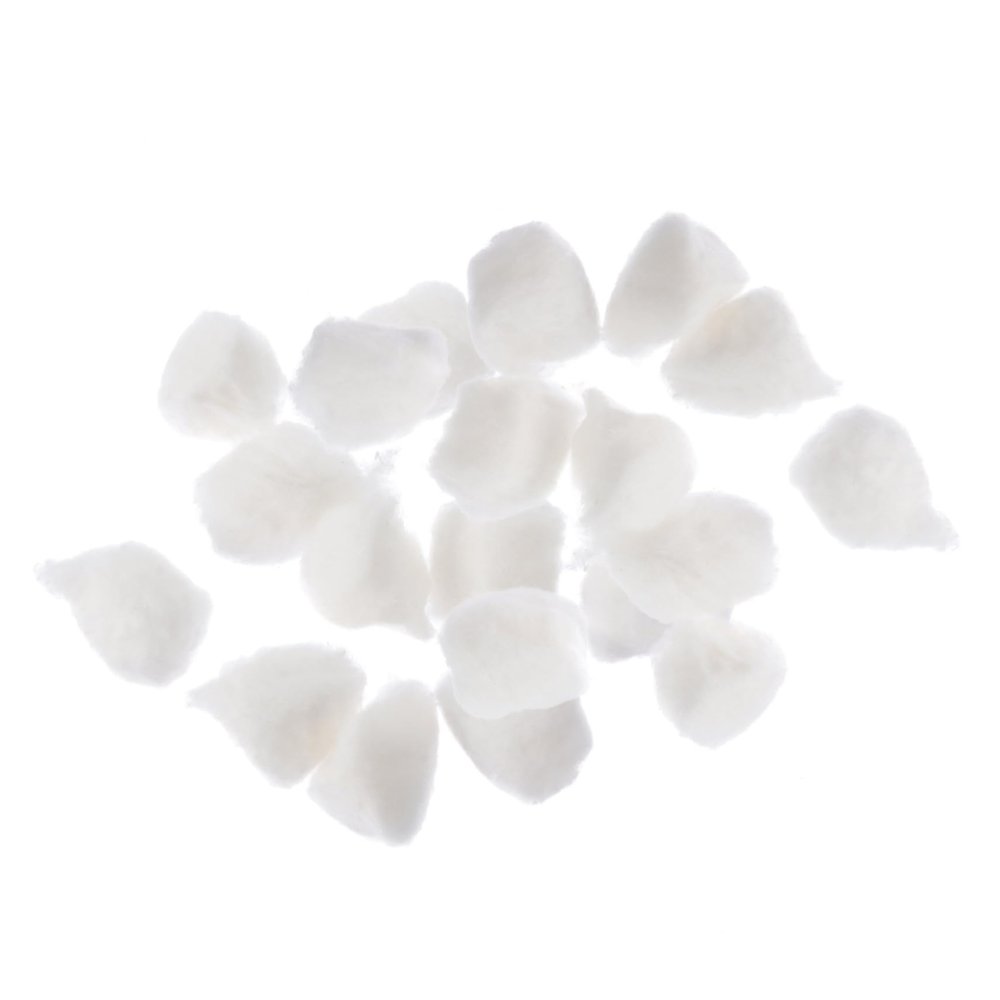 DECOMELODY 12Bags Sterilized Cotton Balls for Practical Salon Use for Tattoos and First Aid Soft Absorbent and Versatile Household Cleaning Supplies