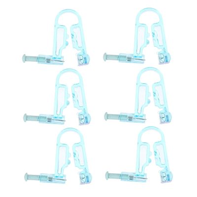 ARTSEWPLY 6pcs Disposable Ear Piercing Tools Painless Ear Hole Perforation Device for Home Salon Use Easy Operation for Self Piercing