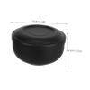 Cabilock Men's Stainless Steel Shaving Bowl with Lid Metal Soap Dish for Wet Shaving Includes Brush Stand for Daily Grooming and Travel Use for Bathroom Decor view 2