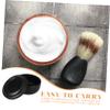 Cabilock Men's Stainless Steel Shaving Bowl with Lid Metal Soap Dish for Wet Shaving Includes Brush Stand for Daily Grooming and Travel Use for Bathroom Decor view 3
