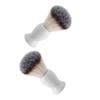 CALLARON 2pcs Ergonomic Beard Brush for Men Cleaning Shaving Brush Plastic Handle Beard Grooming Tool view 1