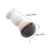 CALLARON 2pcs Ergonomic Beard Brush for Men Cleaning Shaving Brush Plastic Handle Beard Grooming Tool view 2