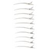 10 Pieces Duck Bill Hair Clips Premium Metal for Styling Cutting Drying 3.5 Inch view 1