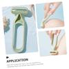 PartyKindom Portable Hair Remover Tool for Women Body Hair Trimmer for Legs and Underarms Safe Material Smooth Shaving with Minimal Skin Irritation Matcha Green view 4