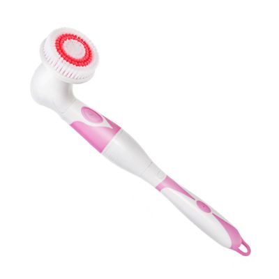 VICASKY Electric Bath Brush with Long Handle Exfoliating Body Scrubber for Deep Cleaning Relaxation Muscle Relief for Men Women Compatible with Any Soap Body Wash