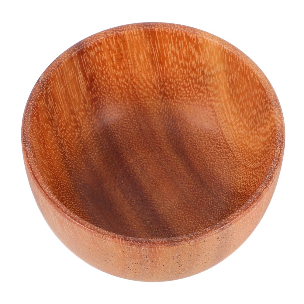 Cabilock Wooden Shaving Bowl for Men Natural Wood Lather Mug for Smooth Shaving Reusable Beard Foaming Container for Bathroom Travel Easy to Maintain